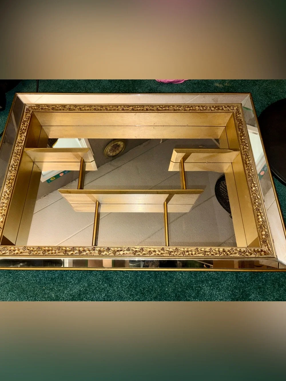 💨HURRY MCM 1930s Hollywood SHADOW BOX SHELF TAKING OFF 7 DAYS FINAL OFFERS NOW🎬